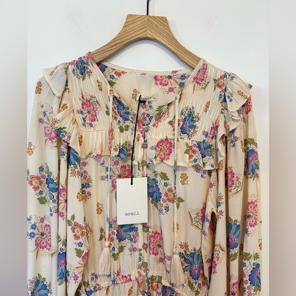 Spell Solstice Romper in Cream NWT , sz : XS - Picture 8 of 12